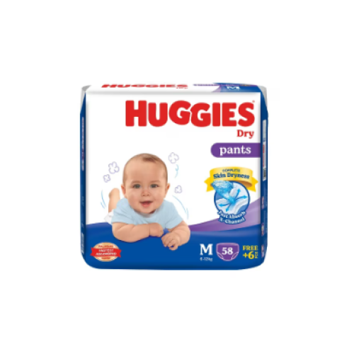 Huggies Dry Medium Pant Diaper 6-12Kg - 64 Pcs