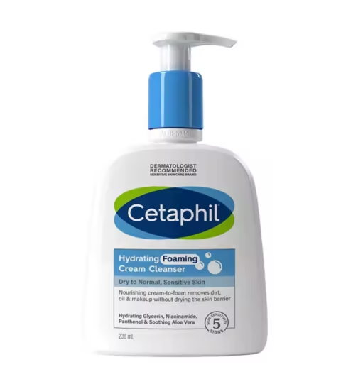 Cetaphil Hydrating Foaming Cream Cleanser 236ml