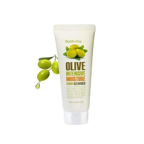 Farmstay Olive Intensive Moisture Foam Cleanser - 100ml