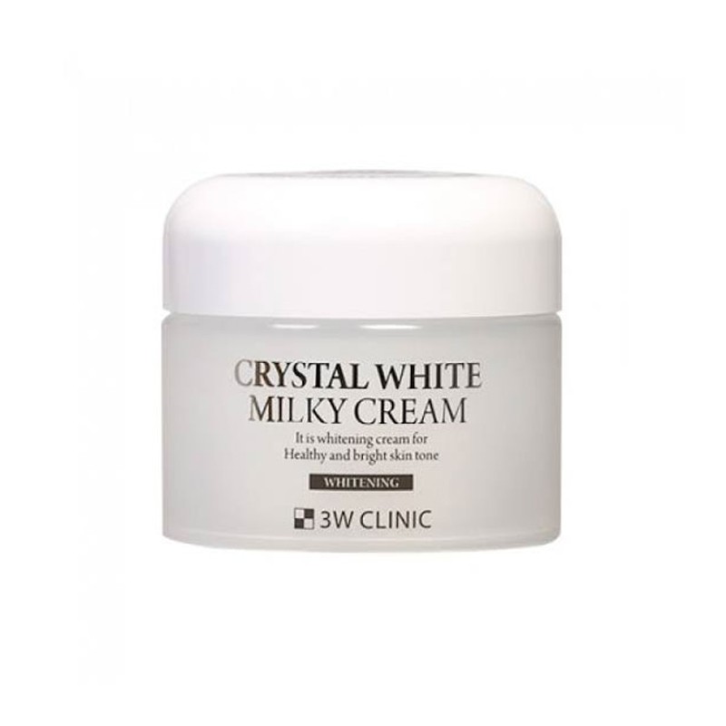 3w clinic crystal white milky cream - 50gm