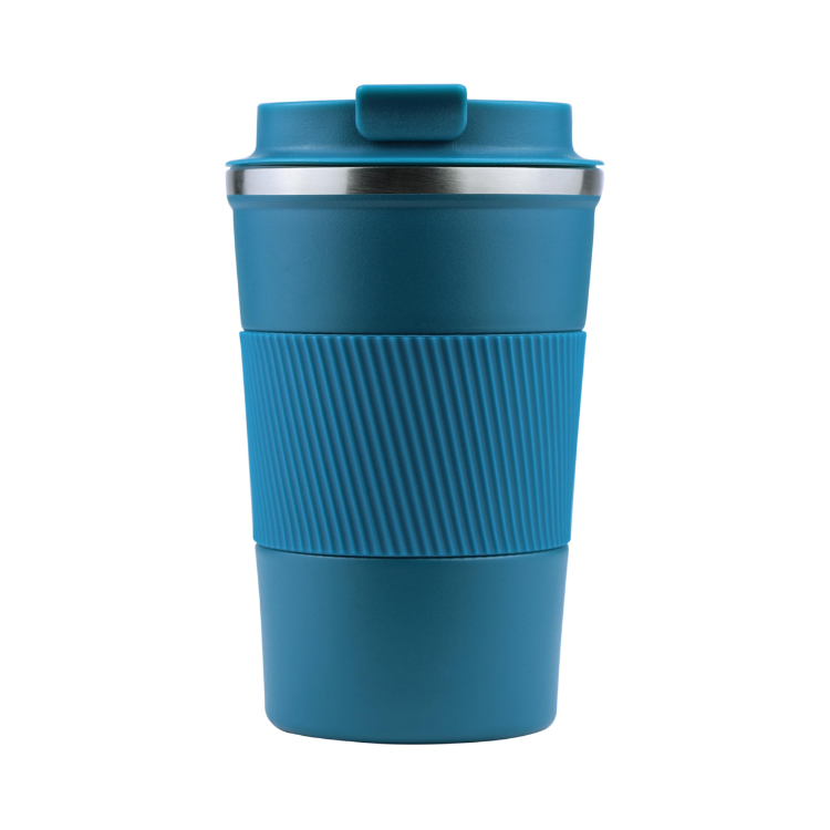 Stainless Steel Insulated Coffee Mug with Sleeve|Travel Coffee Mug 510 ML -  Blue