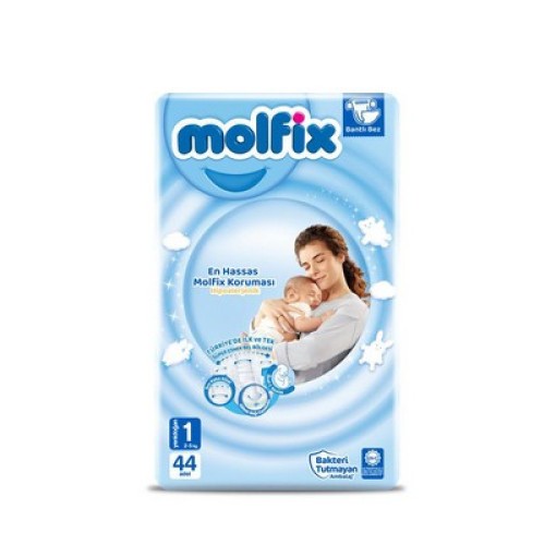 Molfix Twin Newborn Belt 2-5 Kg 44 Pcs (Made in Turkey)