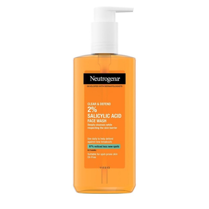 Neutrogena salicylic acid face wash - 200ml