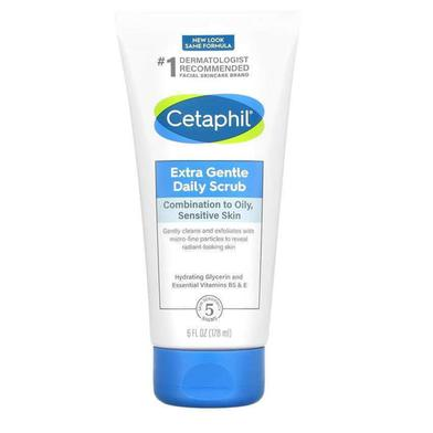 Cetaphil Extra Gentle Daily Scrub Combination Oily Sensitive Skin 178ml