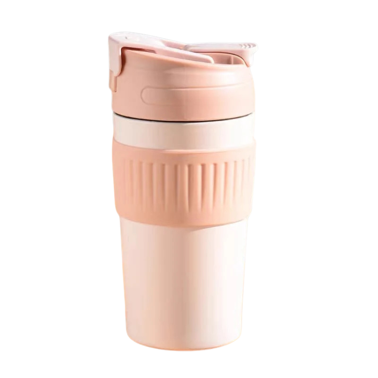 Pink thermal Hot and Cool Premium coffee mug with grip - 510ml