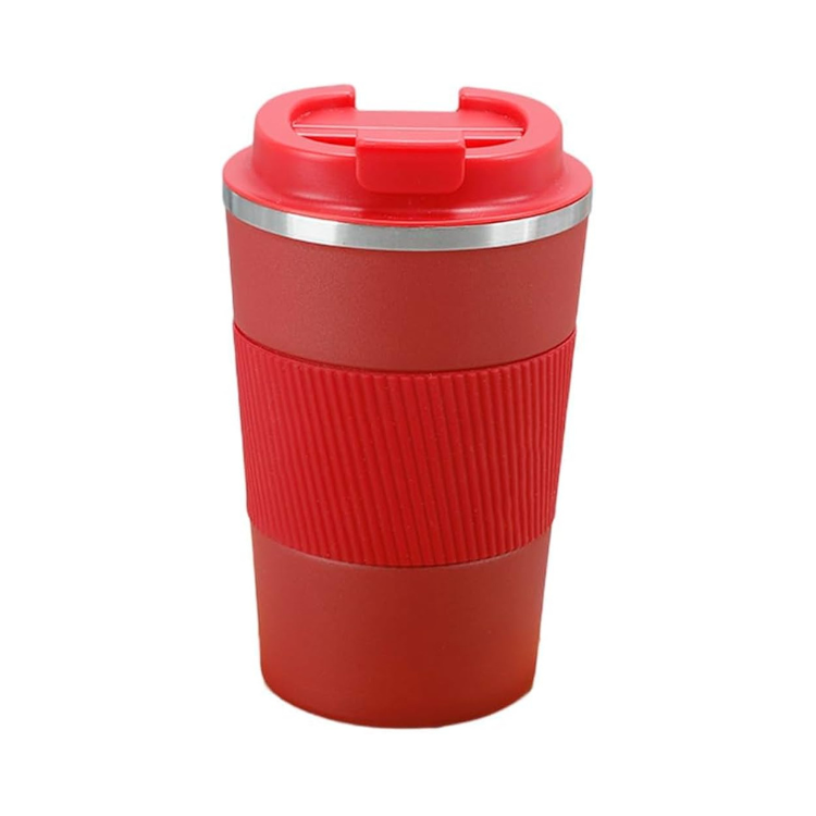 Stainless Steel Insulated Coffee Mug with Sleeve|Travel Coffee Mug 510 ML -  Red