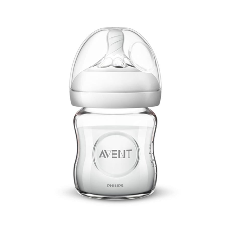 Philips Avent Natural Response Glass Baby Bottle (0m+) 120ml