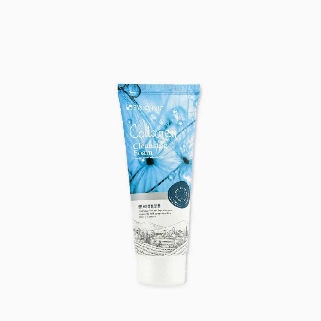 3w clinic collagen foam cleansing - 100ml