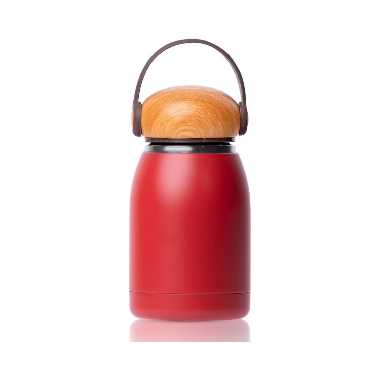 D.KADI Primium Insulated water bottle - 300ml (Dark Red)