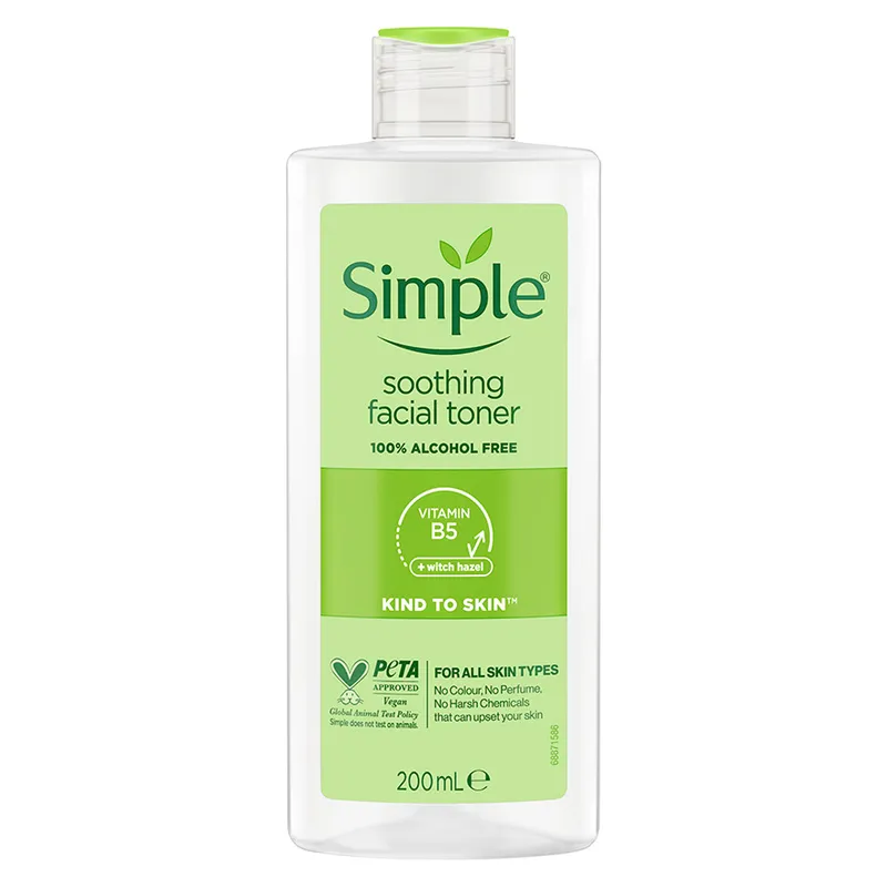 Simple Kind To Skin Soothing Facial Toner 200ml