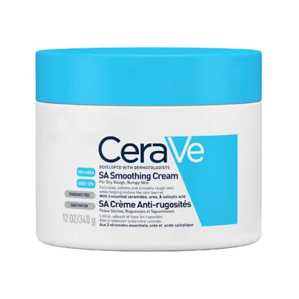 CeraVe SA Smoothing Cream For Dry Rough Bumpy Skin 340g