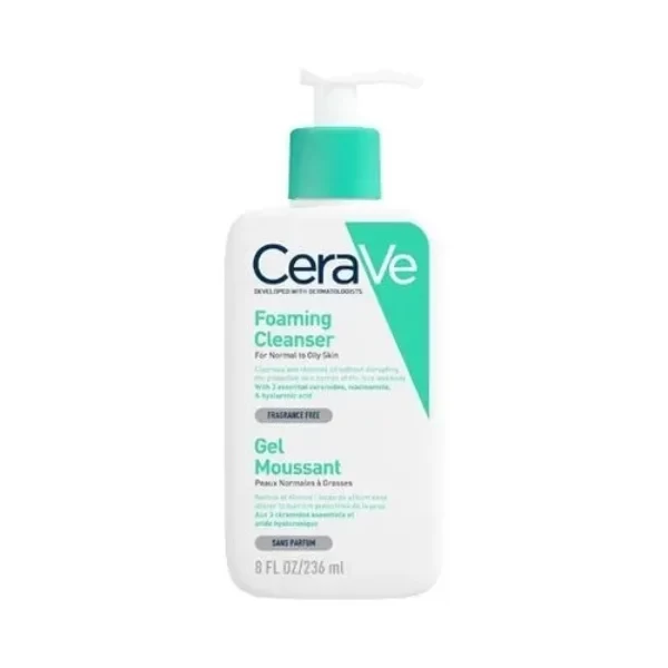 CeraVe Foaming Cleanser For Normal To Oily Skin 236ml