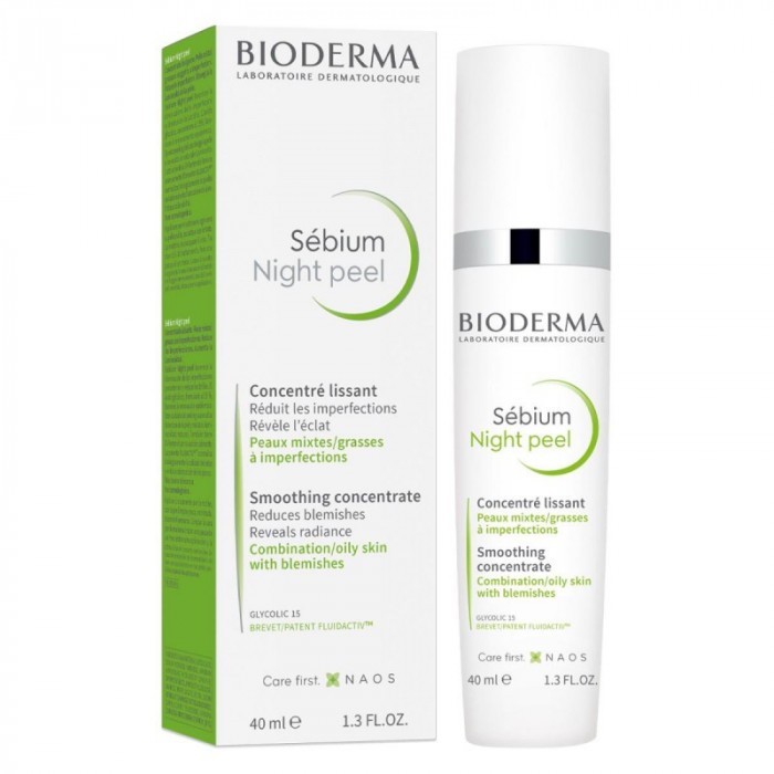 Bioderma Sébium Night Peel Smoothing Concentrate 40ml