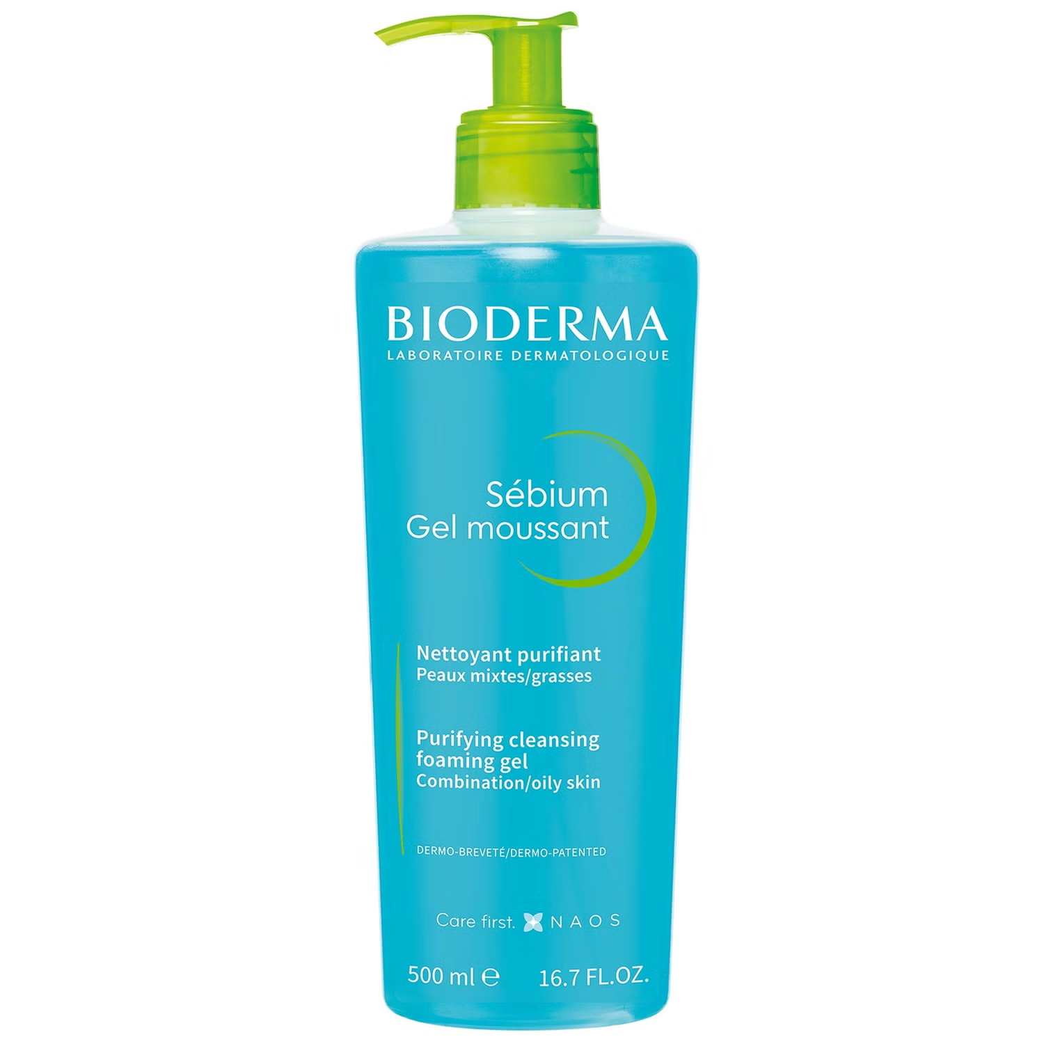 Bioderma Sébium Purifying Cleansing Foaming Gel Moussant Pump 500ml Pump