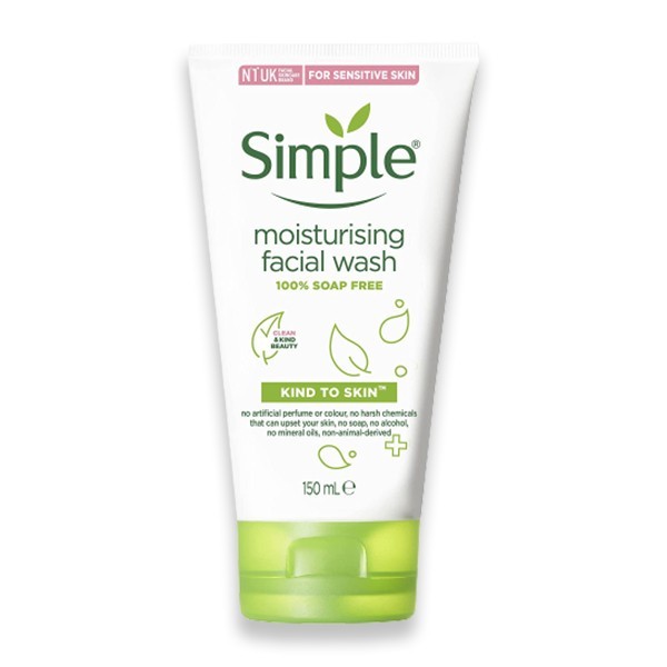 Simple Kind To Skin Moisturising Face Wash 150ml