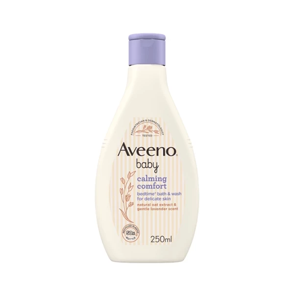 Aveeno Baby Calming Comfort Bedtime Bath & Wash for Delicate Skin 250ml