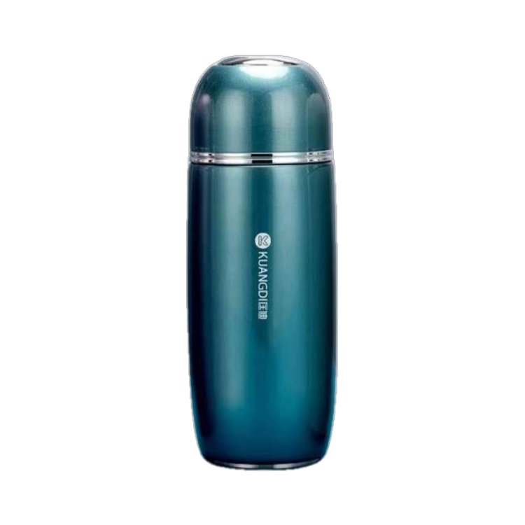 Idrop Stainless Steel Vacuum Drinking Flask With Cup 170ml (Bottle Green)