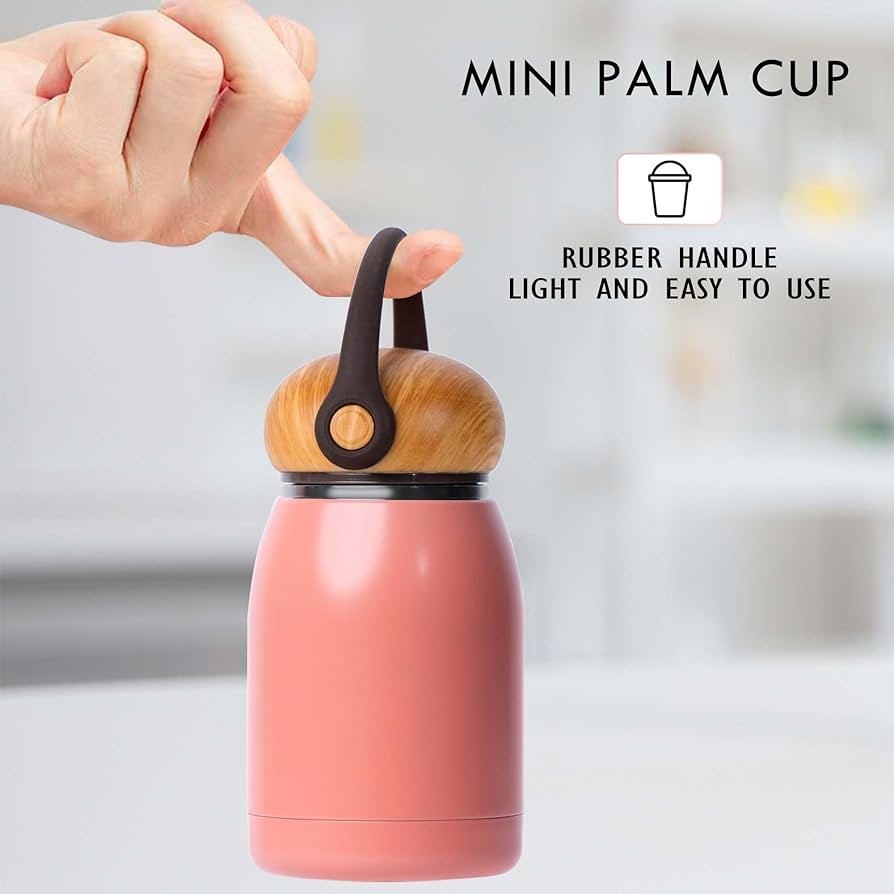 D.KADI Primium Insulated water bottle - 300ml (Misty Rose)