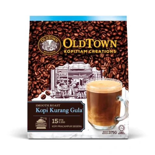 Kopitiam Creations SMOOTH ROAST KOPI LESS SUGAR -  375g
