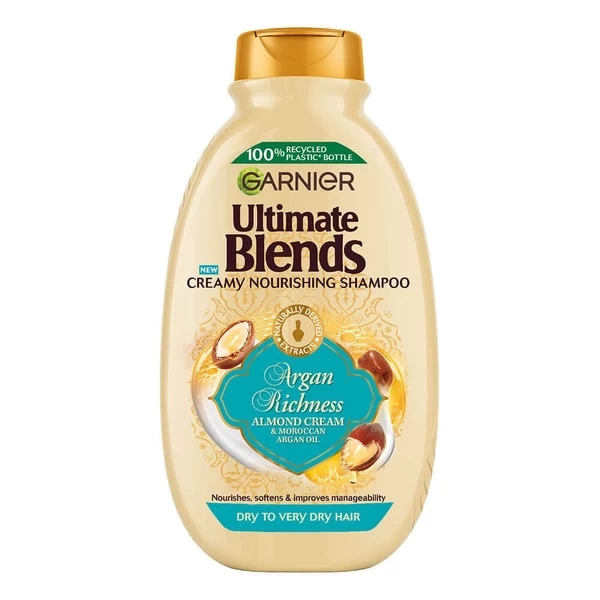 Garnier Argan Richness and Almond Cream Shampoo 400ml