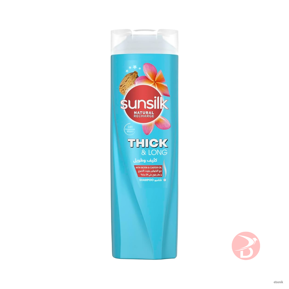 Sunsilk Thick and Long Shampoo - 600ml (Tunisia)