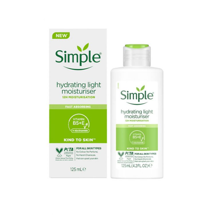 Simple Kind to Skin Hydrating Light Moisturiser 125ml - Light