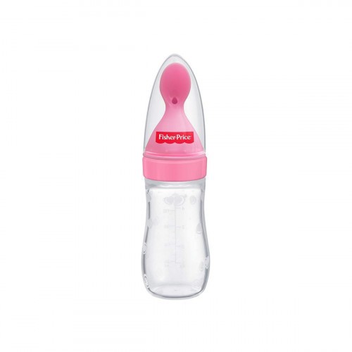 Fisher-Price 125 ml Squeezy Silicone Food Feeder Pink