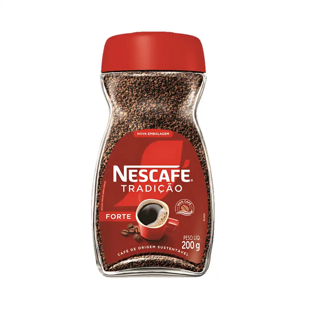 Nescafe TRADICAO FORT Instant Coffee 200g (Brazil)
