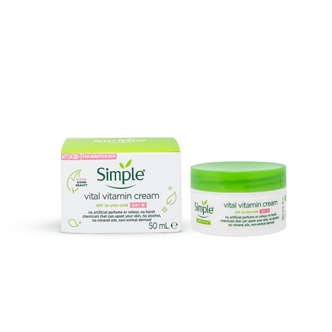 Simple vital vitamin day cream