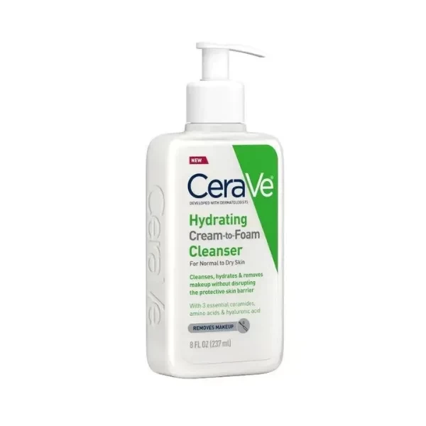 Cerave Hydrating cream to foam cleanser 236ml