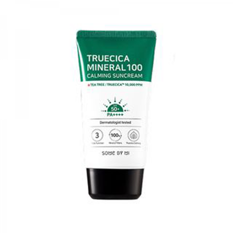 Truecica Minera 100 Calming Suncream 50PA++++ by Sombymi 50ml