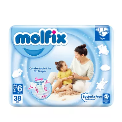 Molfix Twin Belt 15+ Kg 38 Pcs (Made in Turkey)