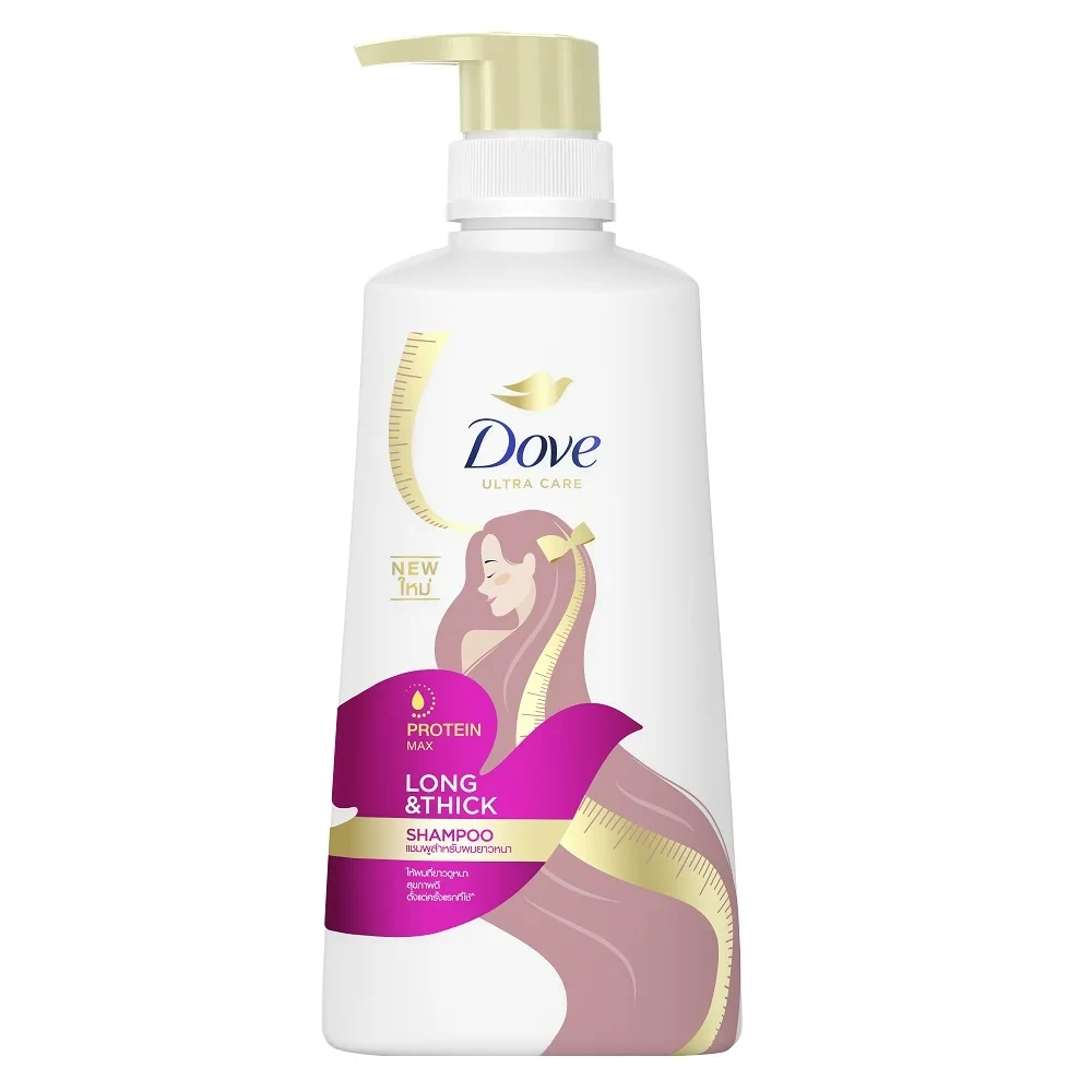 Dove Long&Thick Shampoo 410ml