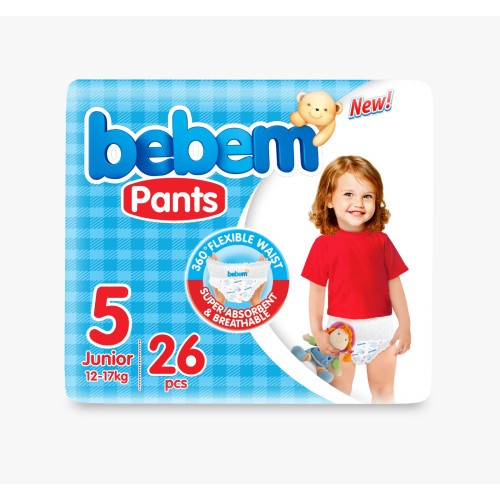 Bebem Jumbo Pant Midi 12-17 Kg 26 Pcs