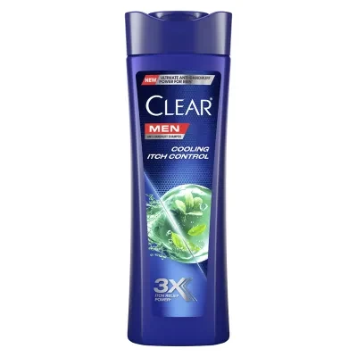 Clear Men Cooling Itch Control Anti-Dandruff Shampoo 315ml (Unilever Original)