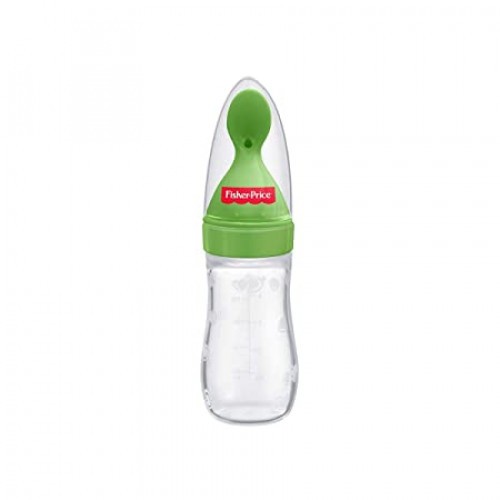 Fisher-Price 125 ml Squeezy Silicone Food Feeder Green